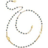 Collana Amen Donna Rosari in Argento Quarzo idrotermale CROGBL3 - CROGBL3